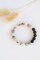 Handmade Zebra Agate and Black Lava Bead Bracelet, Diffuser, Stretch Bracelet, Jewelry product 4